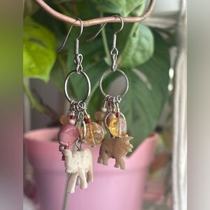 Handcrafted earrings by Wildflower Jewels & Gems.